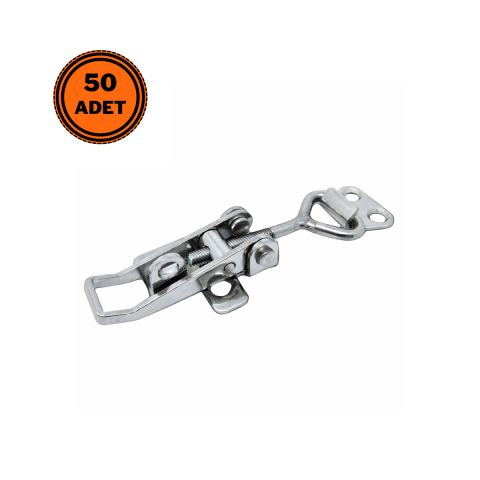 50 Adet Ayarlı Gergi Kova Kilidi Kaput Mandalı Paslanmaz 41-101
