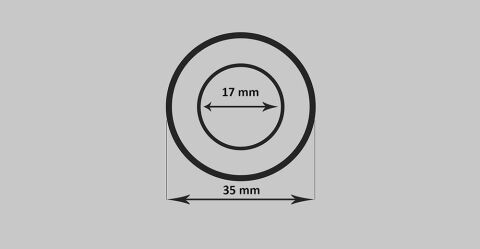 Metali Kapı Kolu Stoperi Tampon Şeffaf 6 Adet