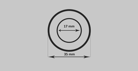 Metali Kapı Kolu Stoperi Tampon Şeffaf 6 Adet