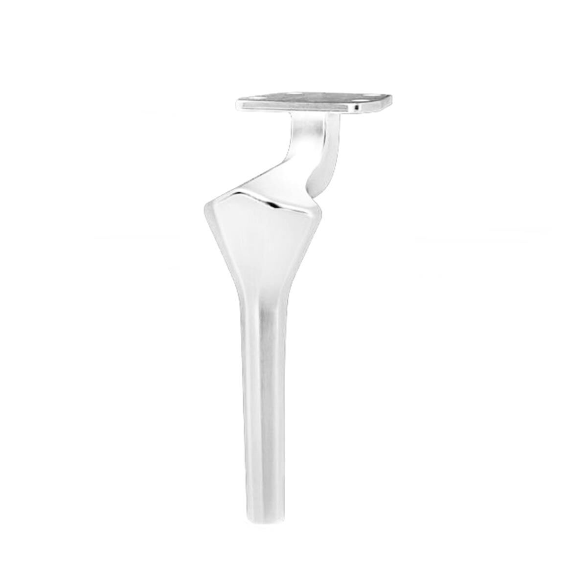 Elmas Lüx Metal Ayak 21 cm Krom Mobilya Koltuk Ayağı