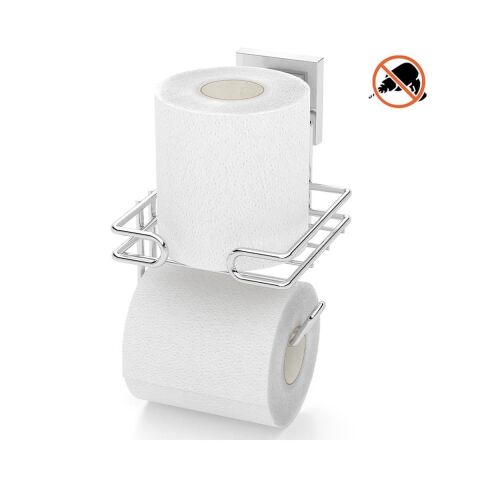 Tekno Tel EF-275 Yapışkanlı Yedekli Tuvalet Wc Kağıtlık Krom