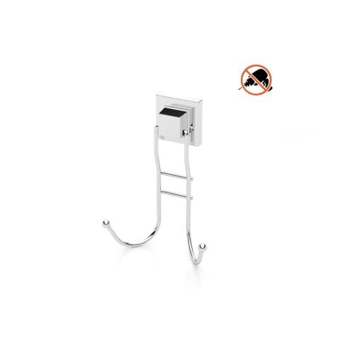 Tekno Tel EF-236 Yapışkanlı Banyo 2 li Askı Bornozluk Krom