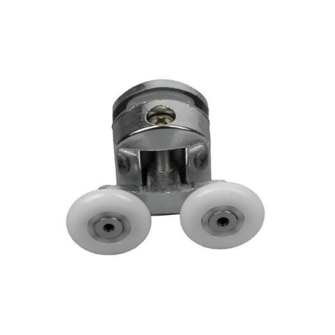 Duşakabin Tekerleği Metal Gövdeli Krom 4 lü Set Teker Çapı 22 mm