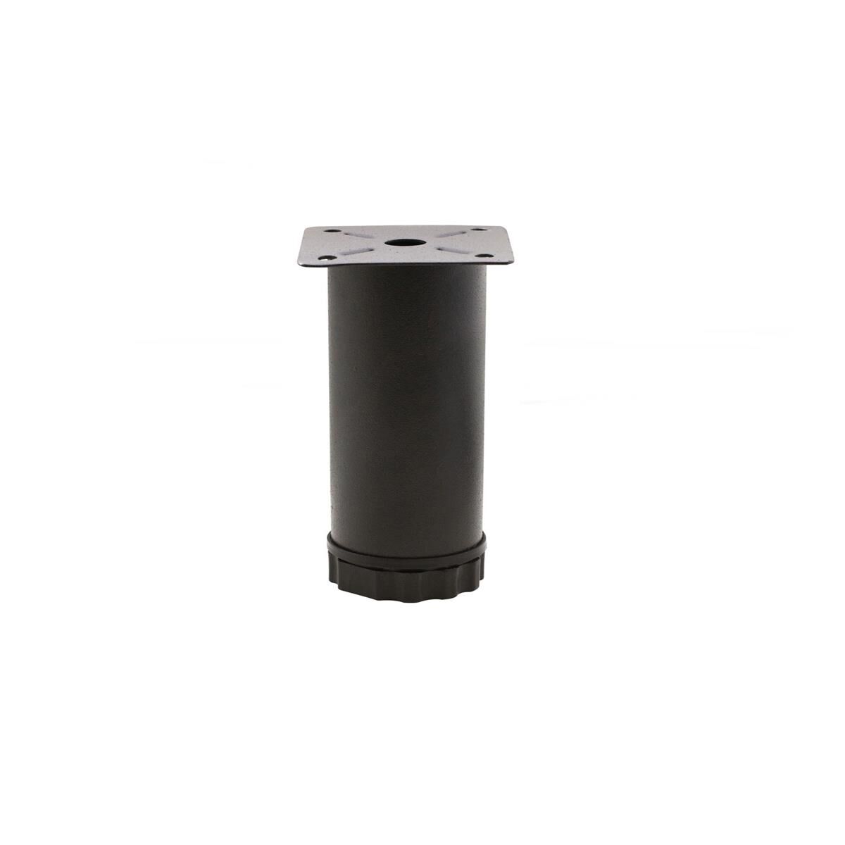 Mobilya Ayağı Metal 6 cm Alttan Ayarlı 42 mm Mat Siyah Ayak