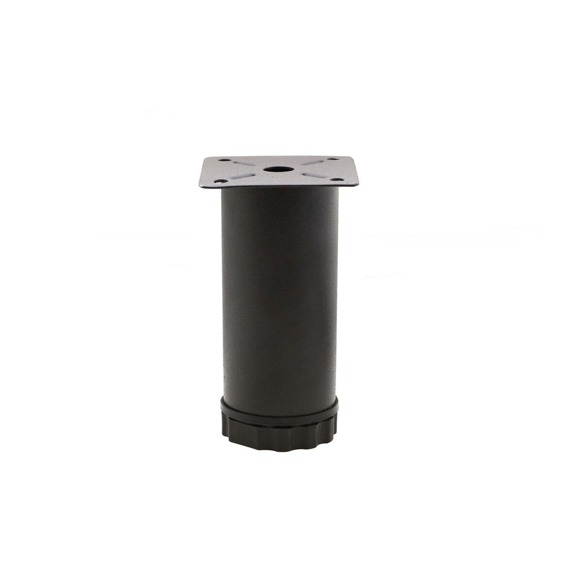 Mobilya Ayağı Metal 8 cm Alttan Ayarlı 42 mm Mat Siyah Ayak