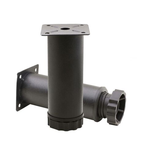 Mobilya Ayağı Metal 8 cm Alttan Ayarlı 42 mm Mat Siyah Ayak
