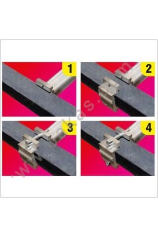 Pakas Balkon Çamaşır Kurutma Askısı Askılığı Kare Profil Pks 02