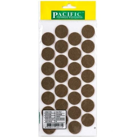 5 Adet Pacific Zemin Koruyucu Yapışkan Yuvarlak Keçe 28 mm