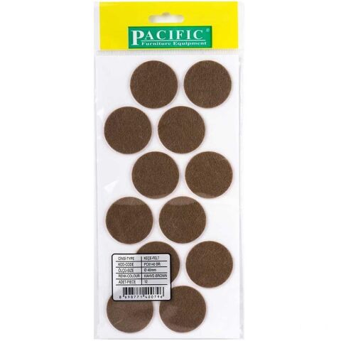 5 Adet Pacific Zemin Koruyucu Yapışkan Yuvarlak Keçe 40 mm