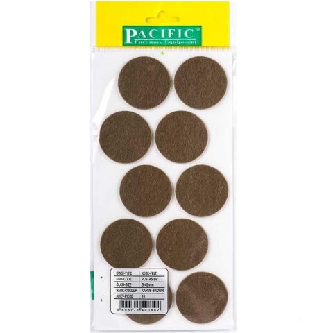 5 Adet Pacific Zemin Koruyucu Yapışkan Yuvarlak Keçe 45 mm