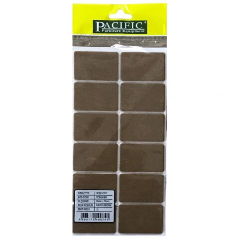 5 Adet Pacific Zemin Koruyucu Yapışkan Keçe 35 mm x 55 mm