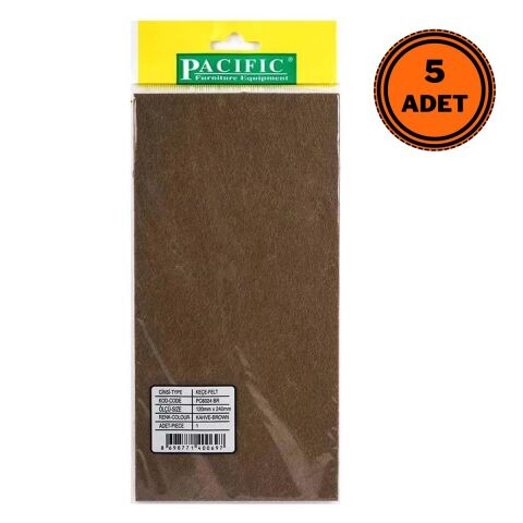 5 Adet Pacific Zemin Koruyucu Bütün Keçe 120 mm x 240 mm