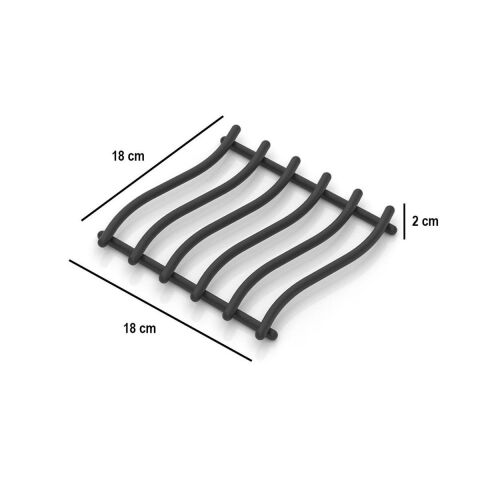 Tekno Tel MG-304 Mutfak Altlık Nihale Siyah