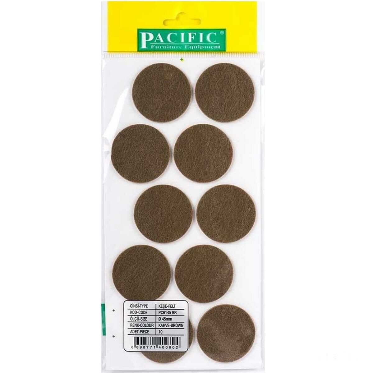 Pacific Zemin Koruyucu Yapışkan Yuvarlak Keçe 45 mm